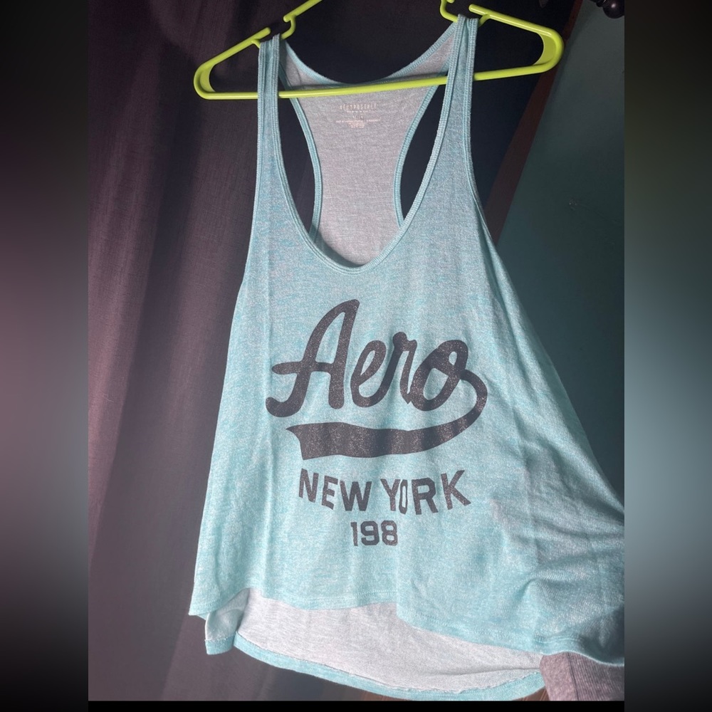 Aeropostale blue tank top